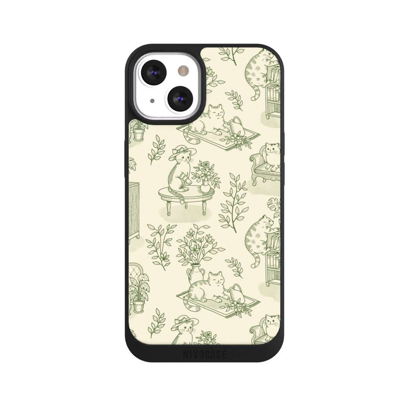 iPhone 13 NIVOpure Chonky Cats Toile de Jouy