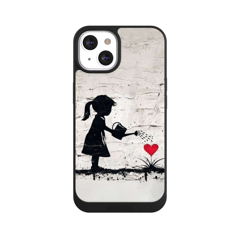 iPhone 13 NIVOpure Girl Watering Bunch of Flowers 