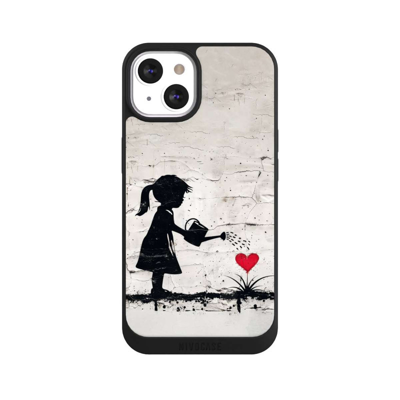 iPhone 13 NIVOpure Girl Watering Bunch of Flowers 