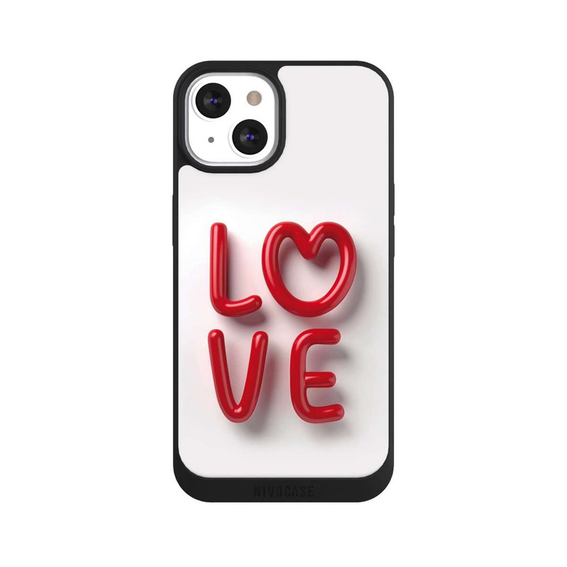 iPhone 13 NIVOpure Love Statement Red with AI