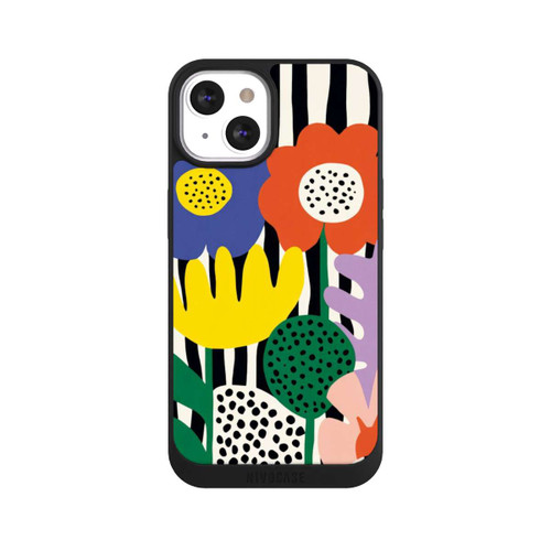 Apple iPhone 13 NIVOpure Flowers Striped Background