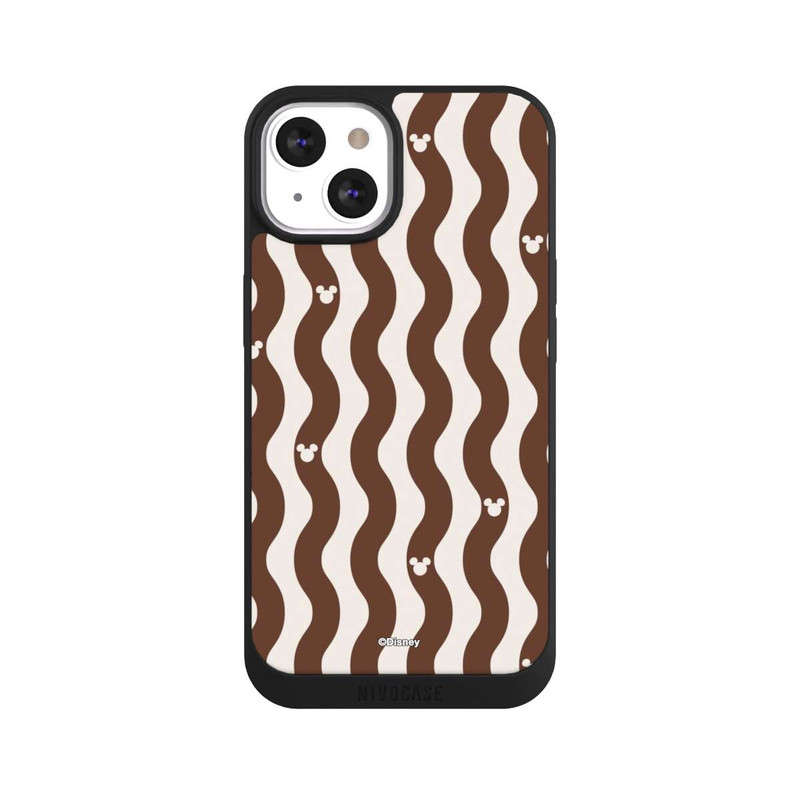 iPhone 13 NIVOpure Micky Muster Braune Wellen
