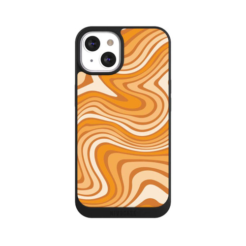 Apple iPhone 13 NIVOpure Wellenmuster Orange