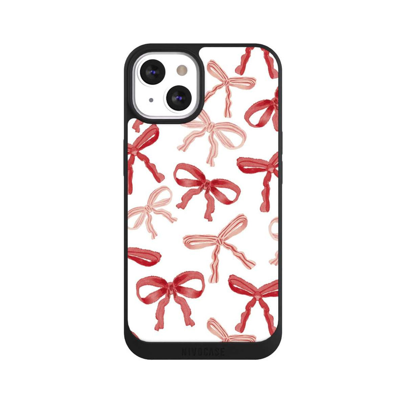 iPhone 13 NIVOpure Rote Schleifen Muster