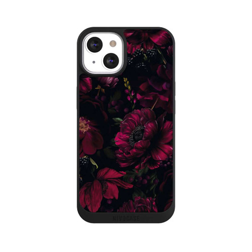 Apple iPhone 13 NIVOpure Dunkle Rote Blumen Liebe