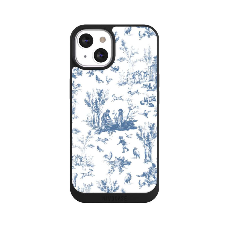 iPhone 13 NIVOpure Blaue Landschaft Vintage Chinoiserie Pattern