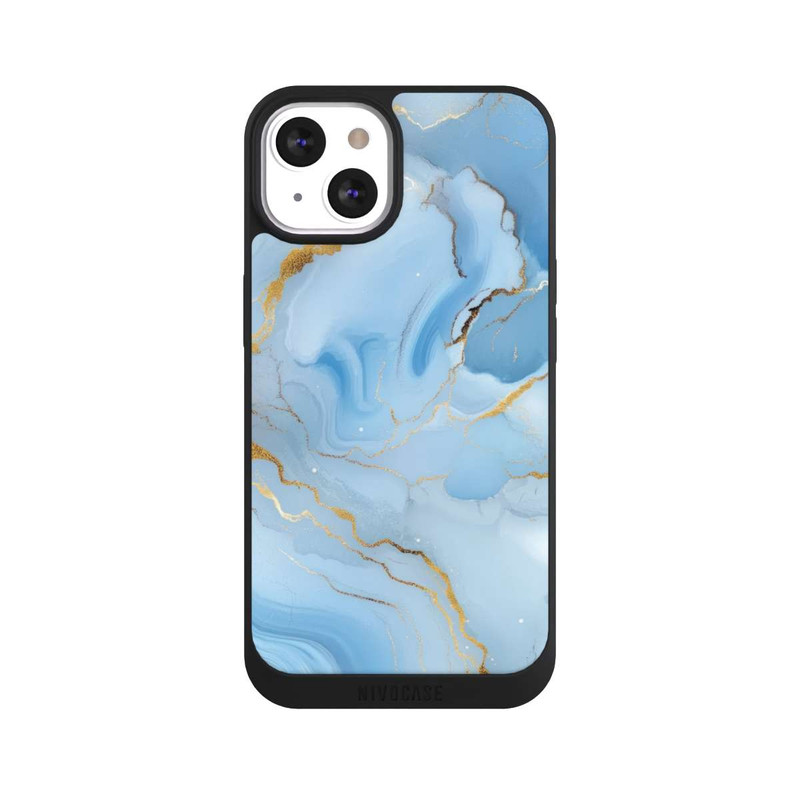 iPhone 13 NIVOpure Blauer Marmor