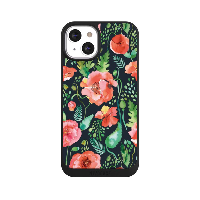 iPhone 13 NIVOpure Poppies Dark Wilderness