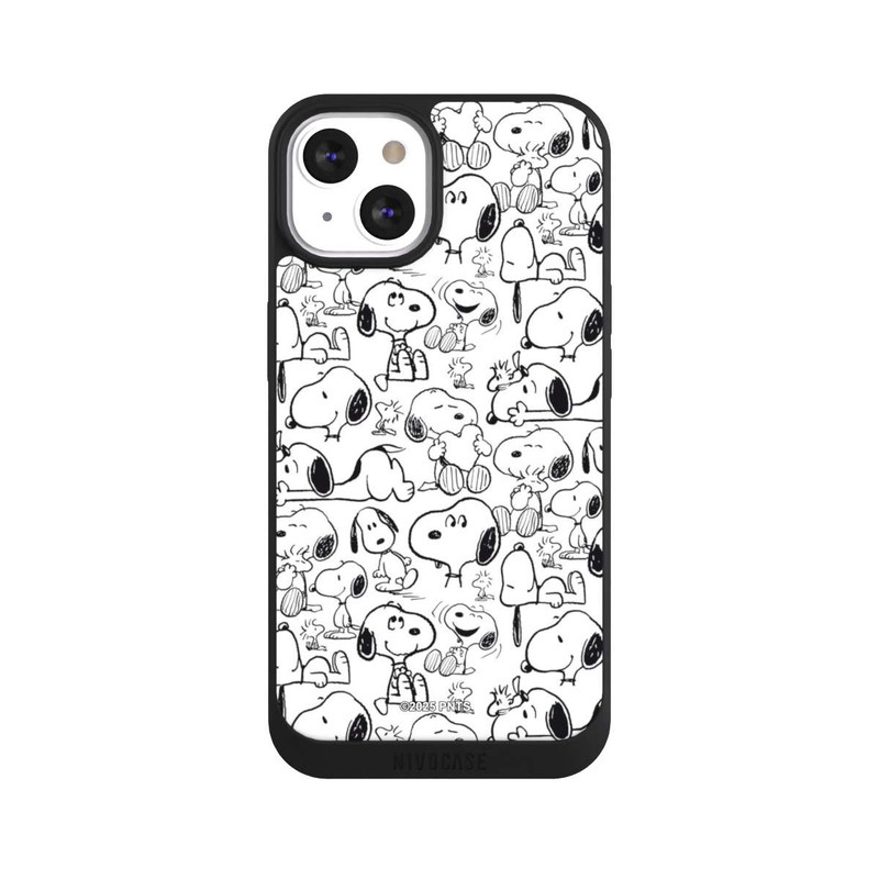 iPhone 13 NIVOpure Classic Snoopy Pattern White