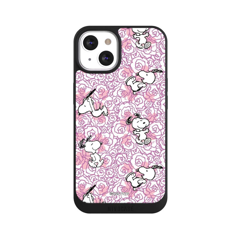 iPhone 13 NIVOpure Peanuts Pink Roses Pattern