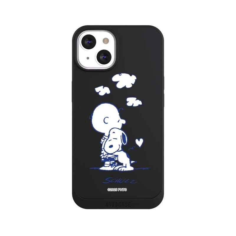 iPhone 13 NIVOpure Peanuts Charlie Brown Snoopy Hug Transparent