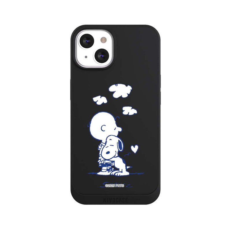 iPhone 13 NIVOpure Peanuts Charlie Brown Snoopy Hug Transparent