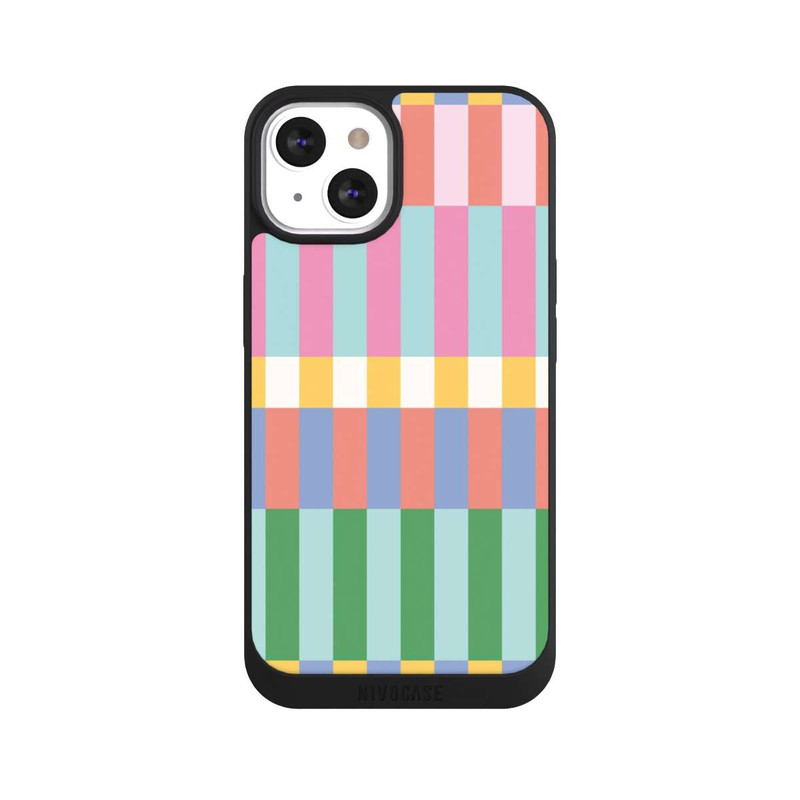 iPhone 13 NIVOpure Checked Theme Pastel