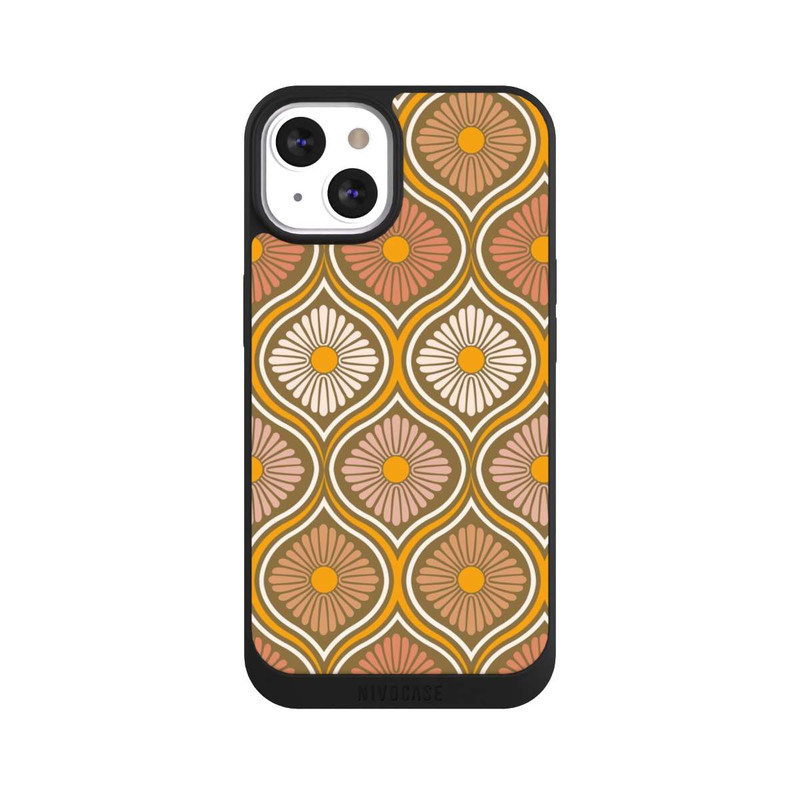 iPhone 13 NIVOpure Groovy 70s Retro Mid-Century Daisy Flowers