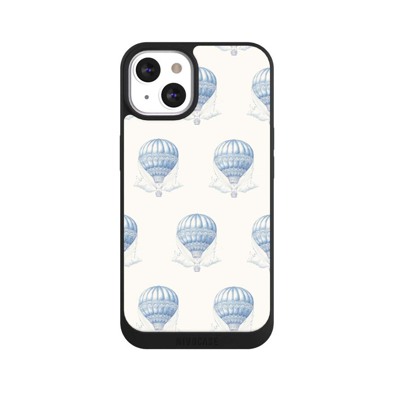 iPhone 13 NIVOpure Balloon Pattern Girl Toile de Jouy mit KI