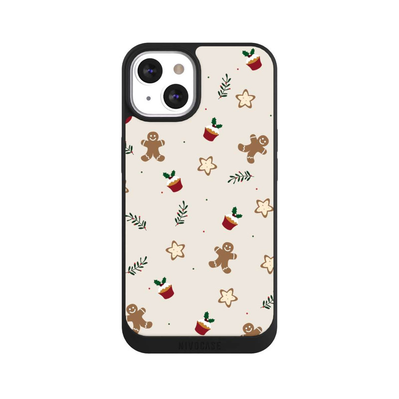 iPhone 13 NIVOpure Lebkuchen und Sterne Muster