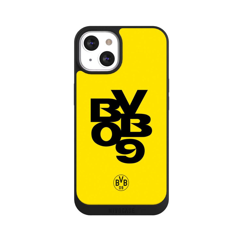iPhone 13 NIVOpure BVB09 Schwarz Gelb