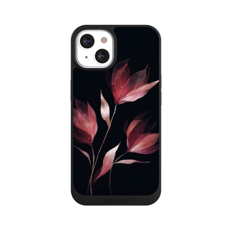 iPhone 13 NIVOpure Fleur de Bourgogne Négatif