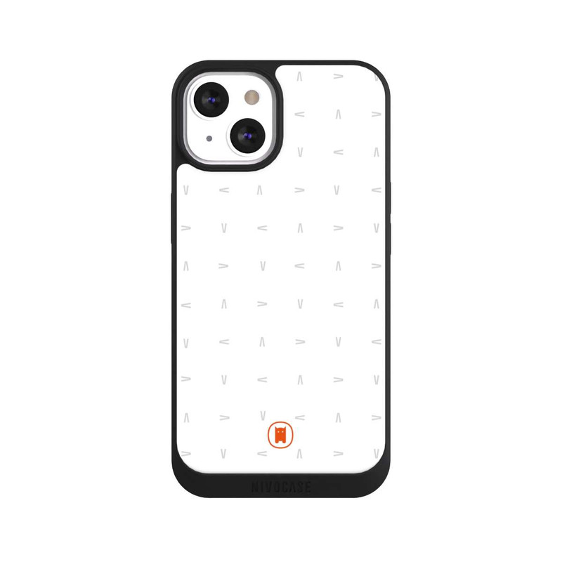 iPhone 13 NIVOpure Nivocase Pattern White Grey