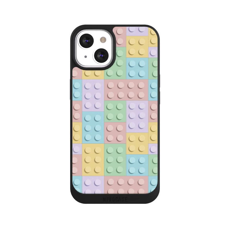 iPhone 13 NIVOpure Buntes Blockmuster