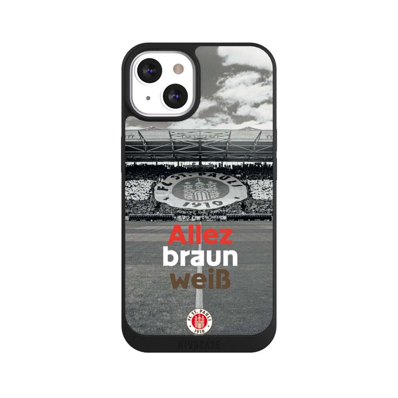 iPhone 13 NIVOpure FC St. Pauli Allez braun weiss