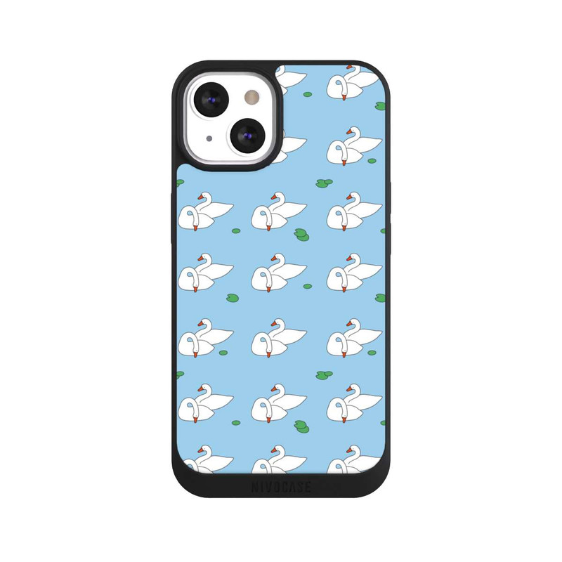 iPhone 13 NIVOpure Ducks Pattern Blue Pond