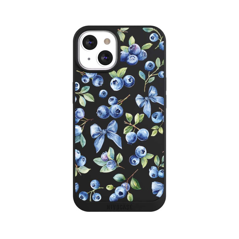 iPhone 13 NIVOpure Blaubeere Schleifen Transparent mit KI