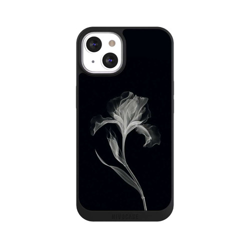 Apple iPhone 13 NIVOpure Negativ Flower Grey on Black with AI