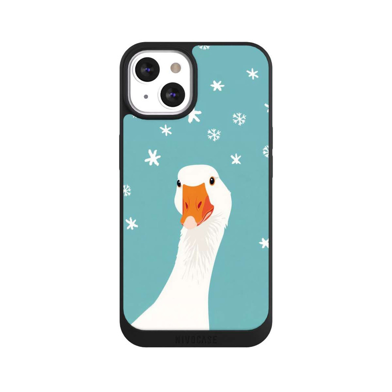 iPhone 13 NIVOpure Funny Goose Stars Blue with AI