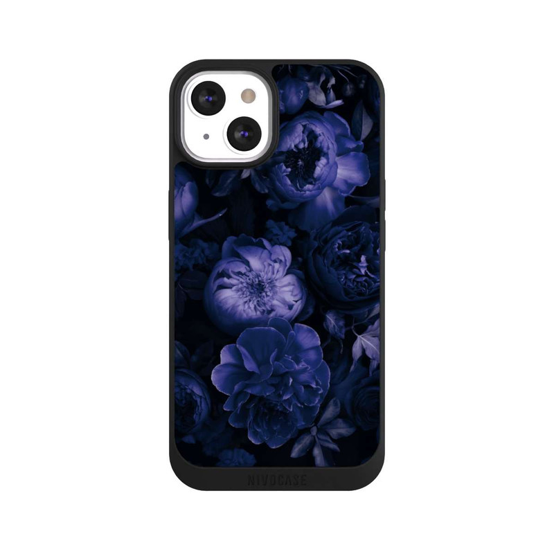 iPhone 13 NIVOpure Victorian Grandeur Large Flowers Purple With AI