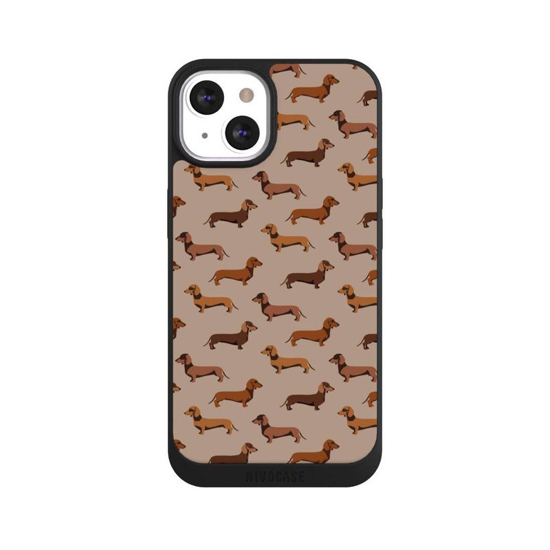 iPhone 13 NIVOpure Modèle Teckel Brun