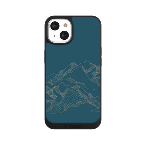 Apple iPhone 13 NIVOpure Paysage de Montagne Bleu