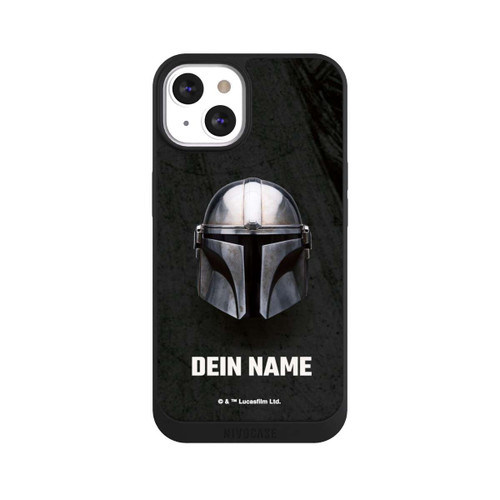 Apple iPhone 13 NIVOpure Star Wars Mandalorian Black Helmet customisable