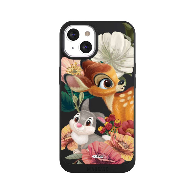 iPhone 13 NIVOpure Bambi and Thumper Flowers Transparent