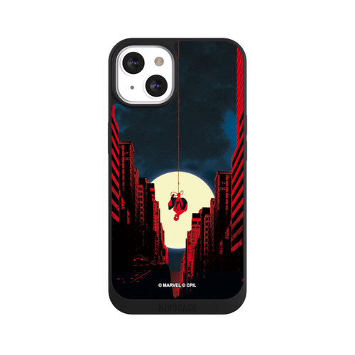 Apple iPhone 13 NIVOpure Spider-Man Marvel between Skyscrapers