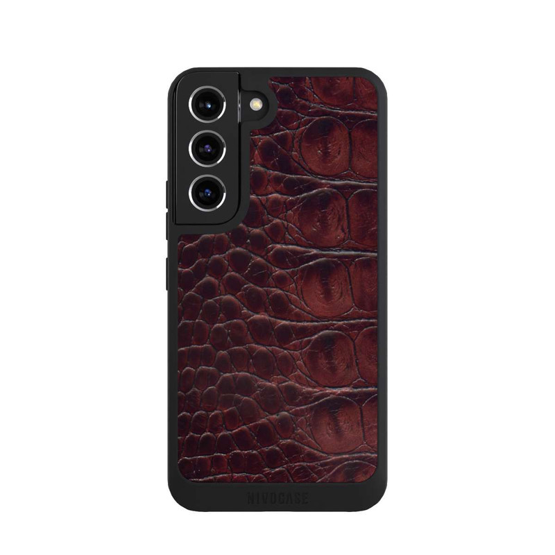 Galaxy S22 NIVOpure Cuir de Crocodile