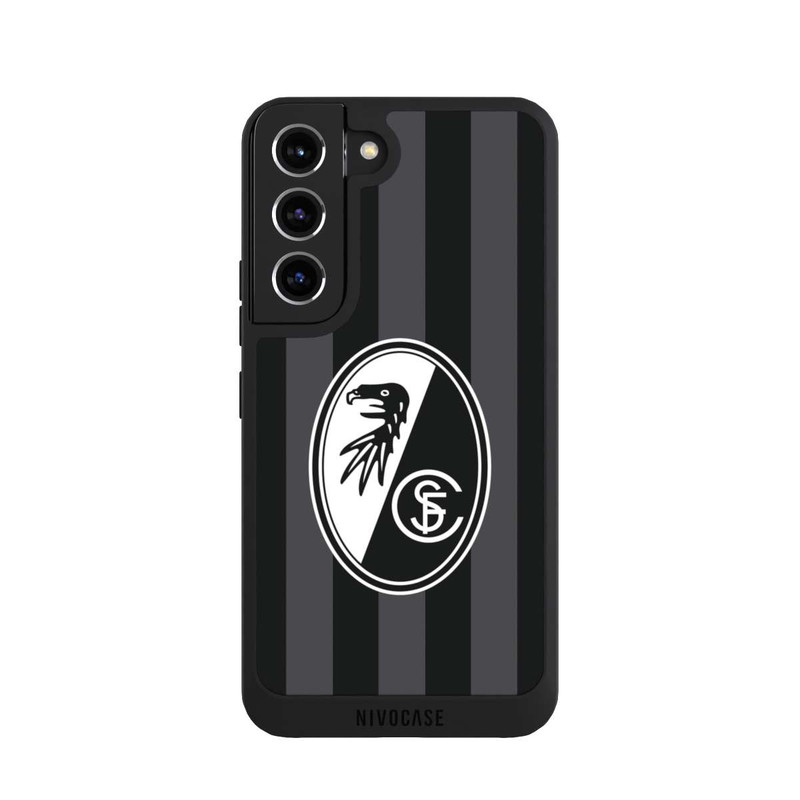 Galaxy S22 NIVOpure SC Freiburg - Grau Gestreift