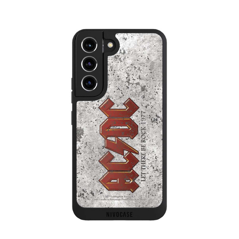 Galaxy S22 NIVOpure ACDC Let There Be Rock Gris