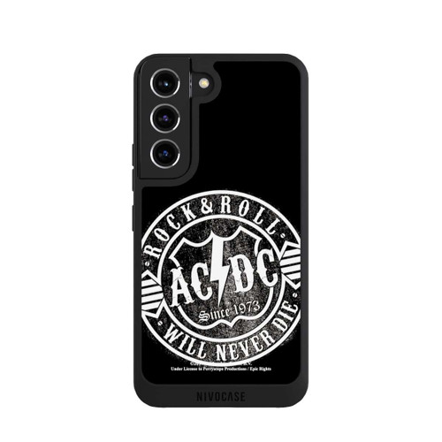 Samsung Galaxy S22 NIVOpure ACDC Rock and Roll Weiss