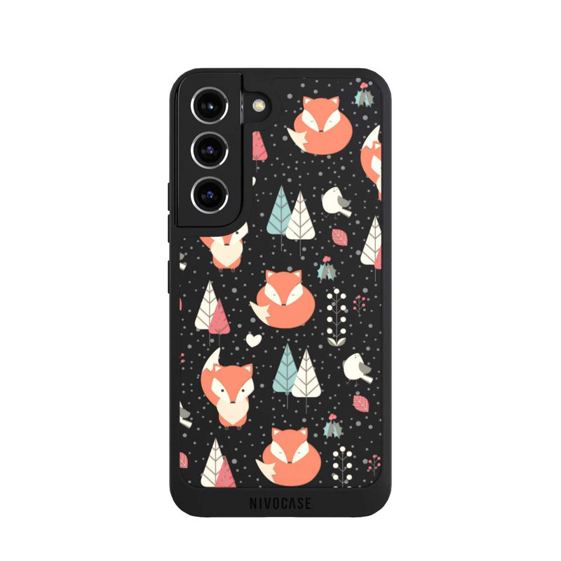 Galaxy S22 NIVOpure Motif Renards sans Fond