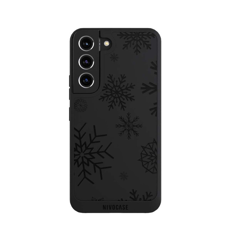 Galaxy S22 NIVOpure Blue Snowflakes transparent