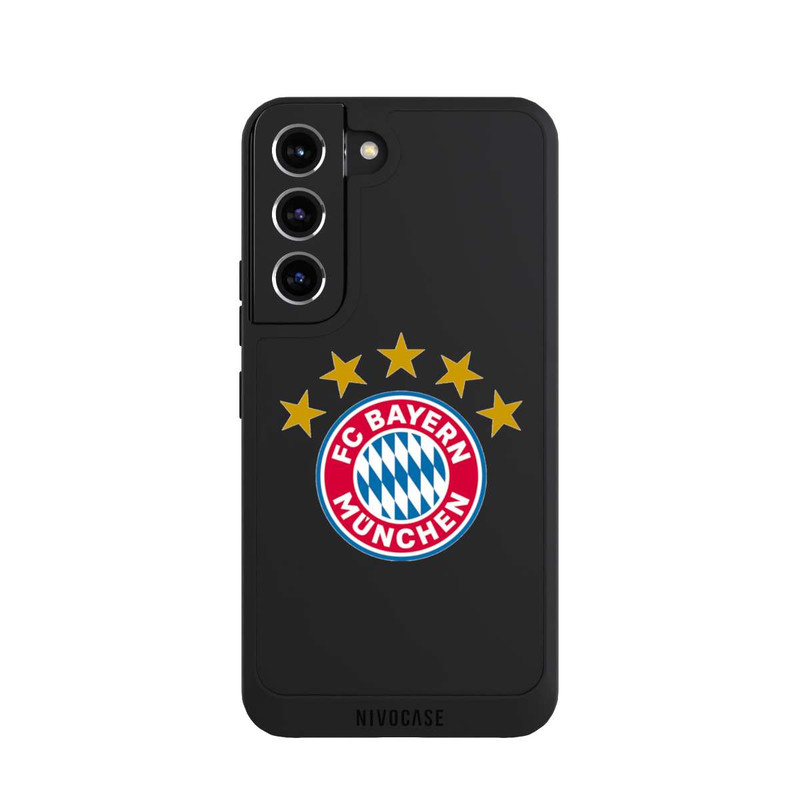 Galaxy S22 NIVOpure Logo FCB avec Étoiles - sans Fond