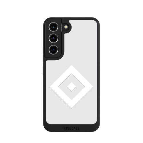 Samsung Galaxy S22 NIVOpure Rauten Logo auf HSV Grau