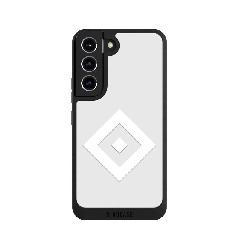 Galaxy S22 NIVOpure Rauten Logo auf HSV Grau