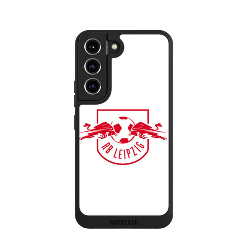 Samsung Galaxy S22 NIVOpure Rotes RB Leipzig Logo auf Weiß