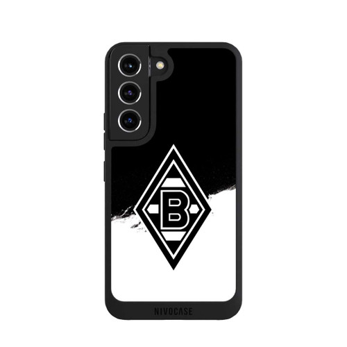 Samsung Galaxy S22 NIVOpure Borussia Scratch Schwarz-Weiss