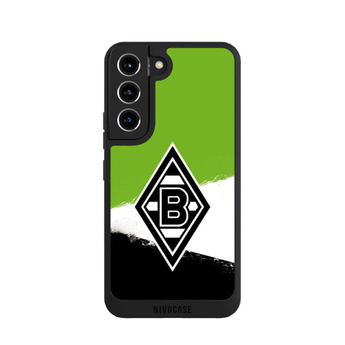 Samsung Galaxy S22 NIVOpure Borussia Grunge Grün-Weiss-Schwarz