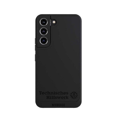 Samsung Galaxy S22 NIVOpure Technisches Hilfswerk Logo