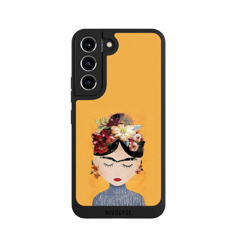 Galaxy S22 NIVOpure Art Girl Eyebrowes Yellow