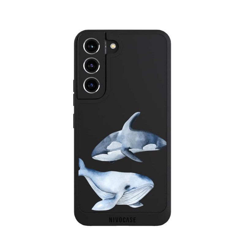 Galaxy S22 NIVOpure Baleines transparentes